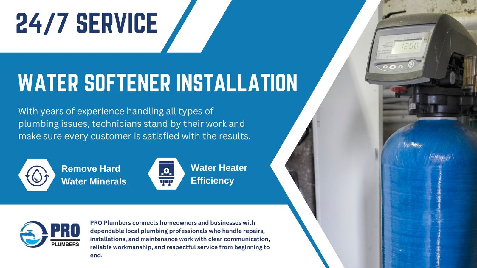 Water softener installation in Bradenton, FL
